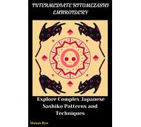 Masao Ryo Intermediate Hitomezashi Embroidery (Tascabile)