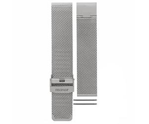 masar 18mm Universale Cinturino per Orologio Donna Maglia Milanese - Bracciale, Daniel DW, Cluse, Withings, Fossil Argento - Silver 18