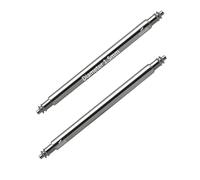 masar 19mm SLX150 Premium Barrette a Molla Ø 1,5mm per Cinturino Orologio, Bracciale - Perni, Perno, Barre, Ansa, Anses - Inox 316L - 0,8 mm - Watch Spring Bar Pin - 2 pezzi