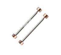 masar 20 mm Ø 1,5 mm - Viti di fissaggio a testa piatta per cinturino da orologio, barra a vite, acciaio inossidabile. Watch Screw - 2 pezzi - Oro rosa H Ø 3,5 mm, Oro rosa 150 H Ø 3,5 mm, 20mm
