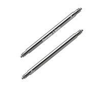 masar 20mm SLX130 Premium Ø 1,3 mm - Perni, anse, barre, barrette a molla per cinturino orologio, perno bracciale, Watch Pins Spring Bars - Acciaio Inox 316L 0,7 mm - 2 Pcs