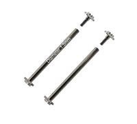 masar barrette a vite 22mm Ø1,5mm Argento - cinturini orologio, bracciali, anse, perni, barre filettate, acciaio inossidabile, fissaggio - Watch Band Screw Pins - Ø testa vite 3,00mm Silver
