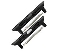 masar - Kit adattatore per cinturino compatibile Apple Watch iwatch Adapter 1,2,3,4,5,6,7,8,9,10, SE, Ultra1 e 2 - 38/40/41 mm o 42/44/45/49 mm - Cinturino per orologio da 14 mm a 24 mm - Attenzione