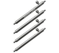 masar Premium 20mm Diametro 1.8mm Anse Barrette, Barre a Molla per Cinturino Orologio, Sgancio Rapidi Rapido Leva Quick Release Spring Bar Xsa Ø 1,8 mm Inox 4 Pcs 20 mm