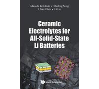 Masashi Kotobuki Li Lu Chen Ch Ceramic Electrolytes For All-solid-st (Tascabile)