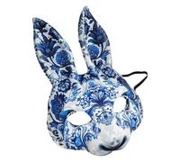 Masca cosplay di Pasqua, Masca del viso del coniglio animale di Pasqua | Masque viso coniglio divertente per vestirsi | Copertura del viso del costume cosplay per Halloween, Natale,