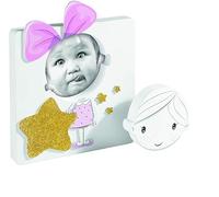 Mascagni A1207 - Portafoto in mdf da appoggio e da parete con viso removibile/Mdf tabletop and wall photo frame with removable face - 14x13 (23x23) cm