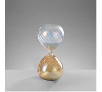 MASCAGNI CASA Clessidra 23cm 45 Minuti in Vetro Oro