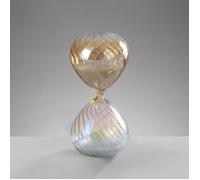 MASCAGNI CASA Clessidra 30cm 90 Minuti in Vetro Oro