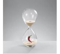MASCAGNI CASA Clessidra con Peperoncino 20cm in Vetro