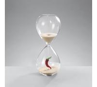 Mascagni CASA Clessidra con Peperoncino 20cm in Vetro