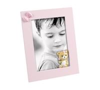 MASCAGNI CASA Portafoto Cornice in MDF Orsetta per Bimba 13x18cm Rosa