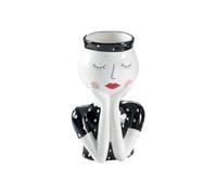 Mascagni Casa - Vaso in ceramica con figura femminile h.15 cm