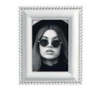 Mascagni Cornice Portafoto Resina Bianca 13x18 cm