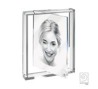 Mascagni Portafoto con cornice rotante in plexiglass Acrylic Plexiglass Traspare