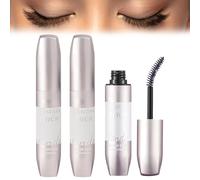 Mascara, 2024, nuovo siero per ciglia, fibra 4D, ispessimento a lunga durata, mascara impermeabile, riccio e durevole, impermeabile (caffè, 2 pezzi)