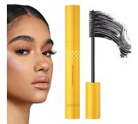 Mascara anti-compiti resistente, 15 g, mascara volumizzante, allungante e curvante, anti-agglomerante, resistente all'acqua, effetto ciglia anti-traccia, per donne