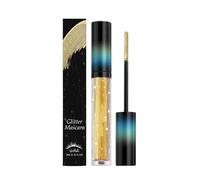 Mascara colorato glitterato, set di mascara scintillante, impermeabile, a lunga durata, a prova di sbavature, ciglia voluminose e incurvate, leggero e ad asciugatura rapida, trucco occhi facile