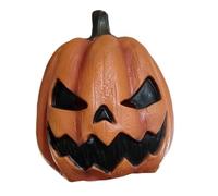 Máscara De Calabaza De Halloween - Látex Divertida | Tocado De Terror Para