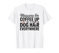 Mascara Divertente Lash Tech Makeup Artist Dog Mom Coffee Diva Maglietta