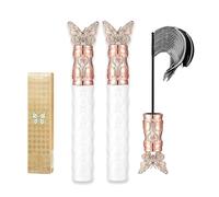 Mascara Filterseed - Mascara waterproof in tubetto con adesivo 24 ore | Volumizzante, allungante e incurvante | Resistente al sudore, alle lacrime e all'umidità (2 PCS)