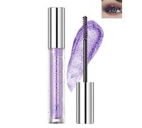 Mascara Glitter 1 Colori Viola 4D Glitter Mascara Diamante Lucido Duraturo Volumizing Curling Extension Ciglia, Impermeabile Durevole Schimmers Eyes Makeup Per Donna Viola