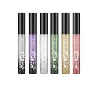 Mascara glitterato 6 pz colori Mascara scintillante con glitter diamantati, luccicante perlescente colorata, lunga durata e volumizzante, effetto ciglia abbaglianti con lucentezza