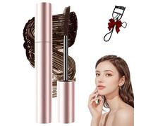 Mascara Gloryoom, Yamloveme, Impermeabile E Senza Sbavature - Mascara Allungante E Incurvante A Lunga Tenuta, Waterproof E Anti-sudore, A Lunga Tenuta, Senza Sbavature (Marrone.)