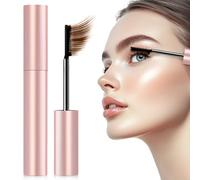 Mascara impermeabile, 2025 Mascara per ciglia in fibra di seta 4D aggiornata, per un sollevamento 36H di lunga durata, senza sbavature e senza scrupoli e nessuna sfaldamento per donne, estensioni