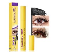 Mascara impermeabile nero, mascara per donne anziane e occhi sensibili, volume e allungamento con effetto falso lash, naturale, resistente alle sbavature e a lunga durata per ricci, senza grumi