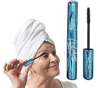 Mascara impermeabile per anziani con ciglia diradanti, mascara per donne mature anziane con occhi sensibili ciglia corte diradamento (1 pz)
