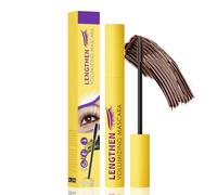 Mascara Impermeabile, Tridimensionale con Effetto Arricciante,Applicazione Senza Grumi,Mascara Ideale per Il Trucco Quotidiano e Speciale,10ml (Marrone)