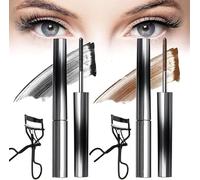 Mascara Judy Doll, Mascara per ferro arricciacapelli 3D, Mascara con spazzola in ferro per bambole, Mascara per ferro arricciacapelli Judy Doll, Mascara Lash Princess, Mascara waterproof (Black+Brown)