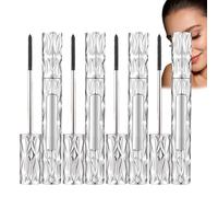 Mascara marrone waterproof con applicatore in metallo, mascara marrone waterproof lavabile con applicatore in metallo, mascara marroni che ripiegano extra volume, mascara marroni waterproofs anti