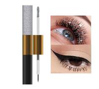 Mascara per ciglia glitterate - Mascara dalla formula in gel morbido, sopracciglia lavabili che allungano il trucco per la casa, i viaggi, l'hotel, la scuola