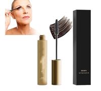 Mascara per donne mature, mascara da donna, formula resistente all'acqua e al sudore, 2025 bacchetta per ciglia arricciate a lunga durata marrone migliorata, adatta a ciglia sottili e corte e donne ma