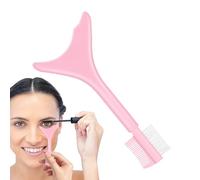 Mascara Shield, separatore di pettine per ciglia - Guardia applicatore scudo mascara - Stencil per la fodera per occhi in silicone amichevole per principianti per donne ciglia superiori e inferiori