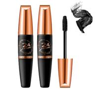 Mascara Silk Fiber Volume Allungante Waterproof, Mascara Liquido a Lunga Durata da Donna, Volume Allungante, Anti-Sbavature