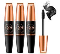 Mascara Silk Fiber Volume Allungante Waterproof, Mascara Liquido a Lunga Durata da Donna, Volume Allungante, Anti-Sbavature