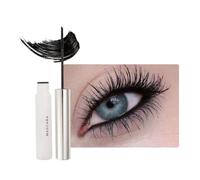 Mascara ultra fine, impermeabile, nero, per lunghezza e volume | Mascara nero per slancio e definizione, resistente alle sbavature, separa le ciglia, mascara panorama per donne anziane