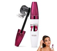 Mascara Volume 7D Waterproof,Nero, Allungante E Infoltente Per Ciglia Morbide E Piene,Lunga Tenuta, Effetto Curvatura Naturale(1pc)