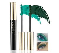 Mascara Volume e Lunghezza- 2 Colori Verde Mascara Estensione ciglia Effetto Volume, Impermeabile e Lunga Tenuta, Not Blooming Eye Lashes Thick Curling Trucco per St. Patrick's Day-03+04