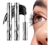 Mascara Volumizzante e Allungante, Waterproof e a Lunga Tenuta, per Ciglia Ultra Sollevate e Incurvate, Formula Anti Sbavature, Adatto a Occhi Sensibili (2 pcs)