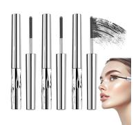 Mascara Washable Metal Curling 3D Mascara impermeabile, impermeabile e di lunga durata, slancio senza grumi per aggiungere lunghezza e volume fibra eyelash (nero) (3 pezzi)