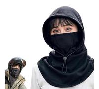 Máscaras de protección contra el frío para bicicletas,máscaras de cara completa para baraklava, máscaras de invierno a prueba de viento para hombres y mujeres en motocicletas (Nero,Dimensione)