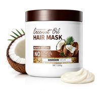 Mascarilla de Aceite de Coco 500g, Maschera Ultra Idratante, Ripara e Protegge, Donando Capelli Morbidi, Lisci e Idratati, Nutritiva, Hidratante, Adatto Alla Maggior parte dei tipi di Capelli