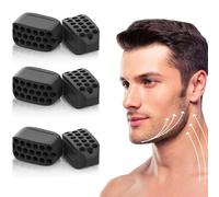 Mascella Allenamento Uomo, 6 Pezzi Esercizio Mascella, Jawline Allenamento Mascella Collo, Jaw Line Muscle Trainer per Uomini e Donne, Stringere le linee della allena mascella e del collo, A