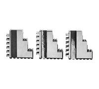 Mascella interna del mandrino del tornio , 3 pezzi Mascella interna del mandrino K11-100 4in Chuck 20CrMnTi Lunga durata ad alta resistenza Chuck Jaw