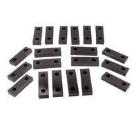 Mascelle Morbide in Alluminio 6x2x1 Pollici Compatibili Con Kurt 10 Pezzi | Adatto alle morsa da 6 pollici Fits Chick; Dimensioni 6 x 2 x 1 pollice