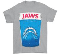 Mascelle Parodia Dentiere Teschio Denti Uomo T-Shirt 100% IN Cotone
